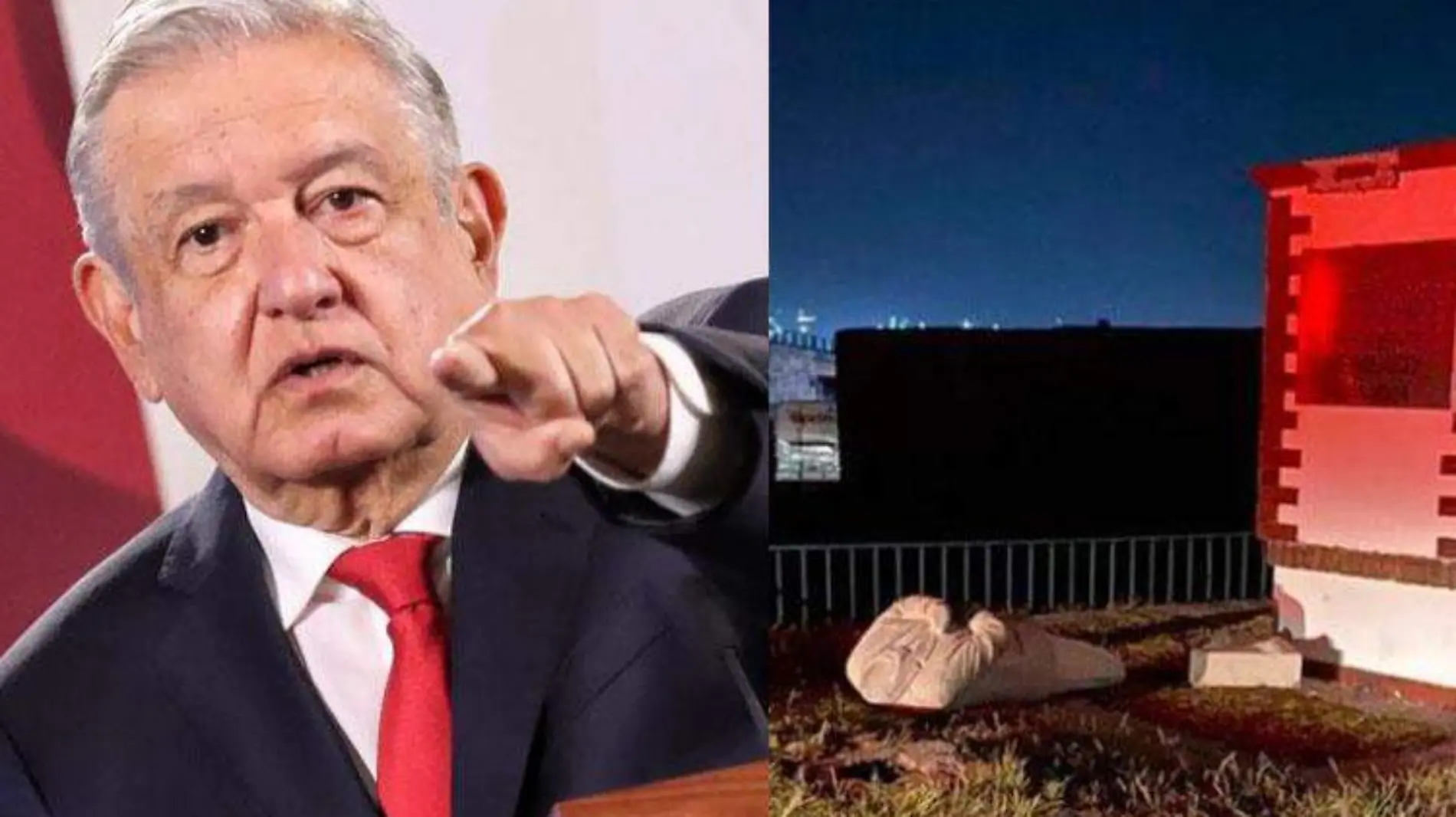 amlo agradece estatua